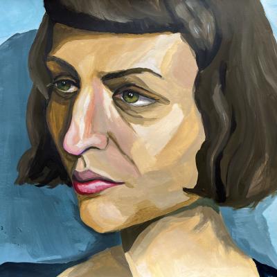 'Bohèmienne' / 2023 / Acryl / 60 x 80 cm (inkl. Rahmen)