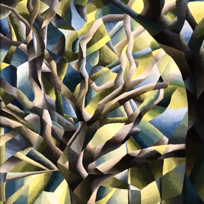 Kubistischer Baum