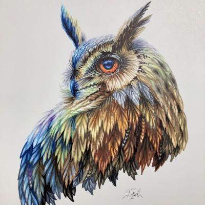 Uhu (Copic Sketch Art)