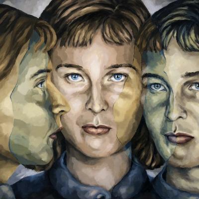 'Erzähl allen, allen von mir!' Portrait der Libertas Schulze-Boysen / 2020 / Oel / 40x50cm