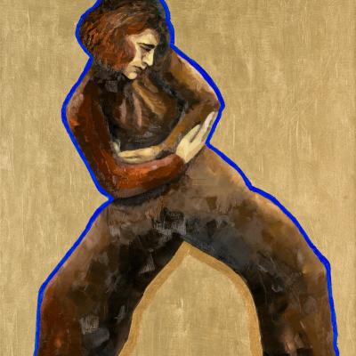 'Tanz mit dem Leben' / 2021 / Oel & Acryl / 100x60cm