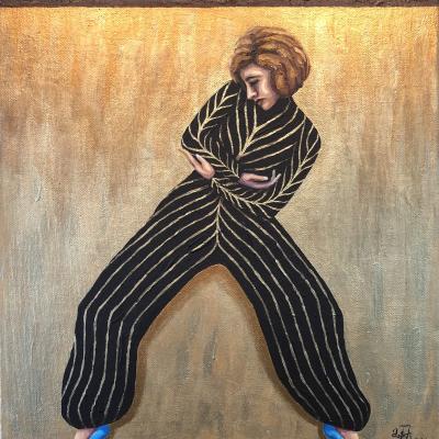 'Danse Art Déco' / 2021 / Oel & Acryl / 40x30cm
