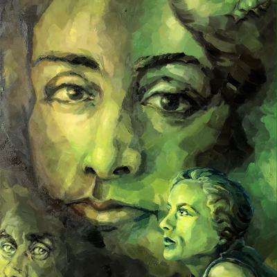 'Hoffnung' / 2021 / Oel / 100x60cm