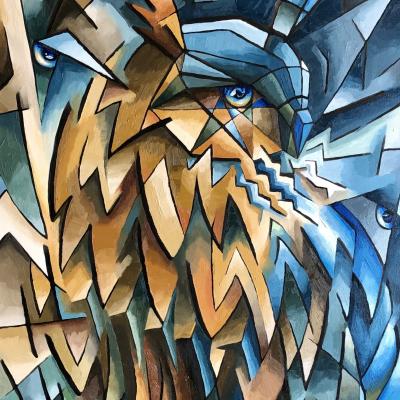 'Hera' / 2021 / Oel / 120x60cm (verkauft)